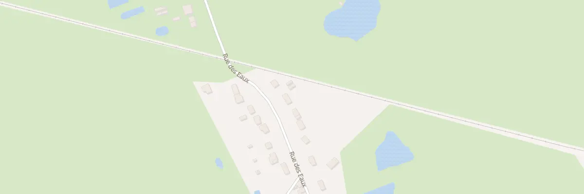 Plan du 9009 Rue des Eaux à Lanchères