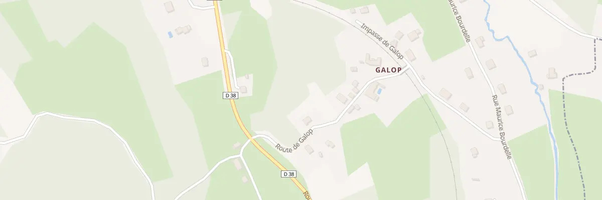 Plan du 11 Rte De Galop à Brive-la-Gaillarde