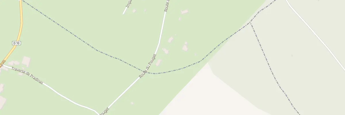 Plan du 5199F Le Pouget à Aujols