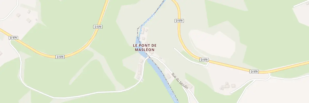 Plan du 10 Rue du Moulin à Masléon