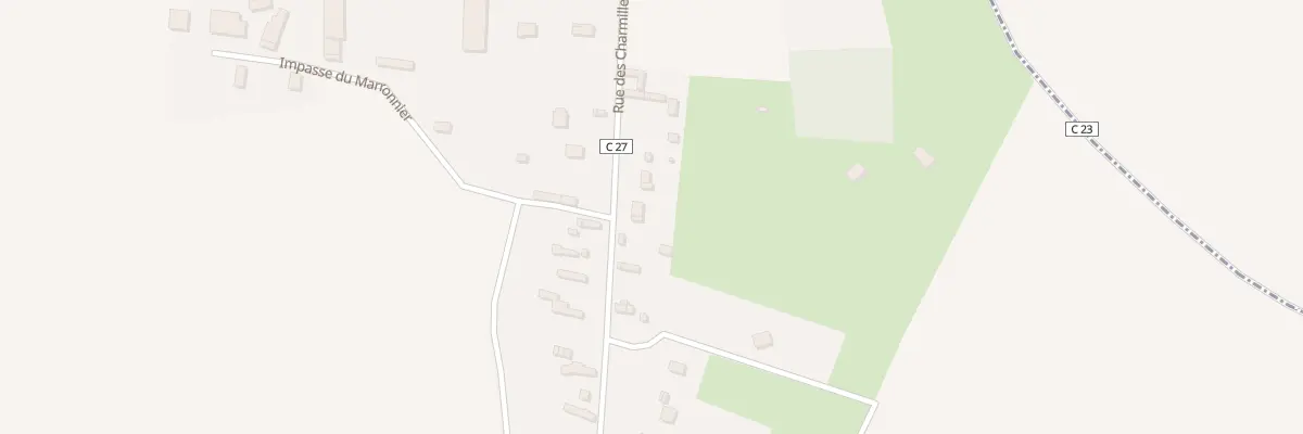 Plan du 23 Rue des Charmilles à La Neuve-Grange