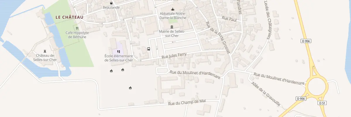Plan du 23 Rue Jules Ferry à Selles-sur-Cher
