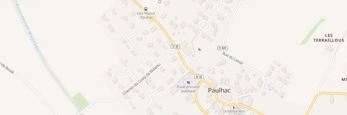 Plan du 70A El Coustou à Paulhac