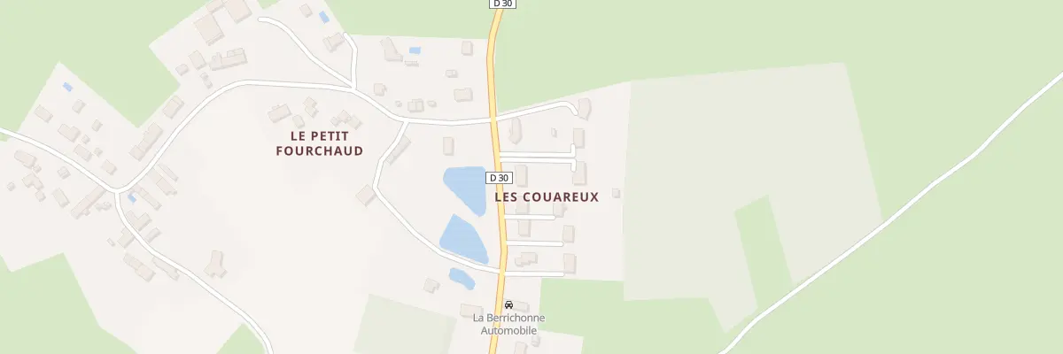 Plan du 1H Rte de Lothiers Gare à Luant