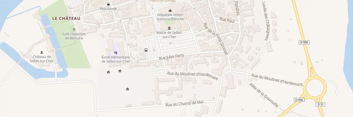 Plan du 21 Rue Jules Ferry à Selles-sur-Cher