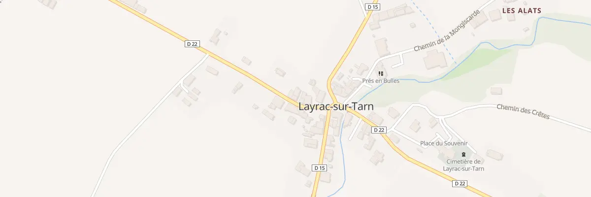 Plan du 76 Rte de Bondigoux à Layrac-sur-Tarn