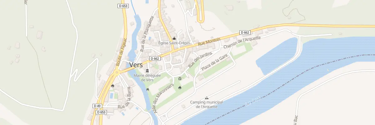 Plan du 5204 Le Bourg Vers à Saint Géry-Vers