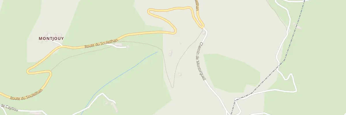 Plan du 216 Le Clauzel à Saurat