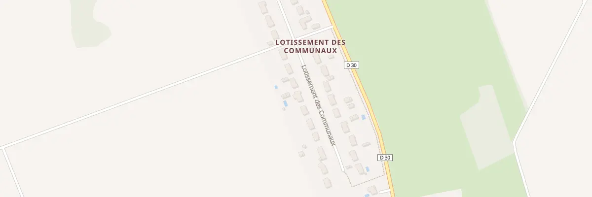 Plan du 14 Lot Les Communaux à Tendu