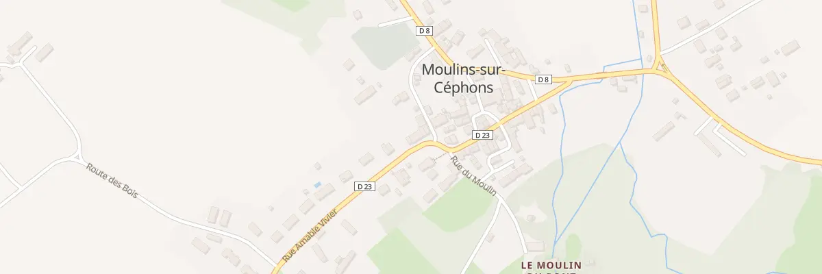 Plan du 4 Rue Amable Vivier à Moulins-sur-Céphons