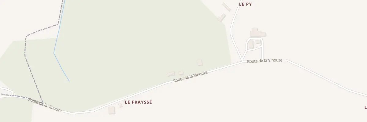 Plan du 2141 Rte de la Vinouze à Montdurausse