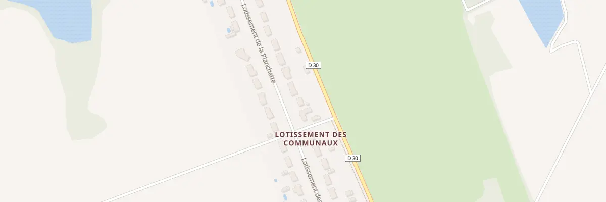 Plan du 2 Lot La Planchette à Tendu
