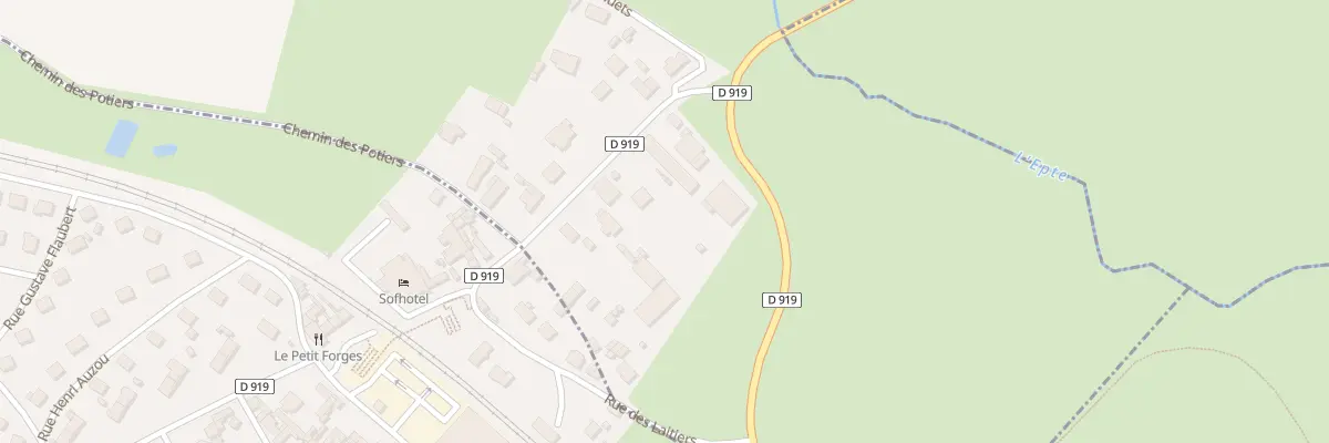 Plan du 88 Rte de Gaillefontaine à Serqueux