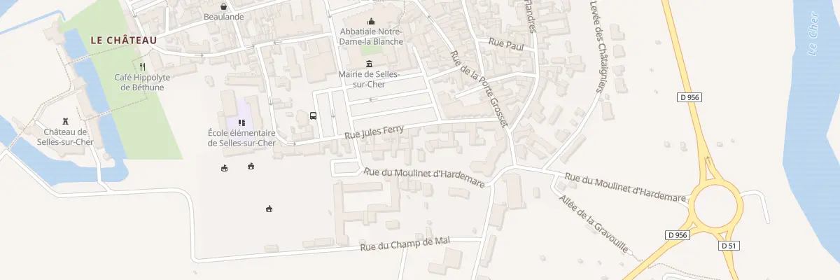 Plan du 15 Rue Jules Ferry à Selles-sur-Cher