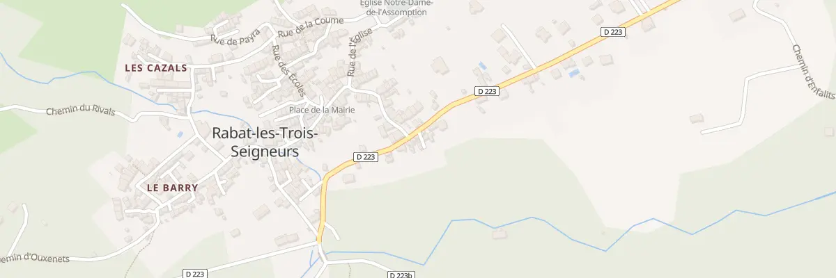 Plan du 158 Las Mouleres à Rabat-les-Trois-Seigneurs