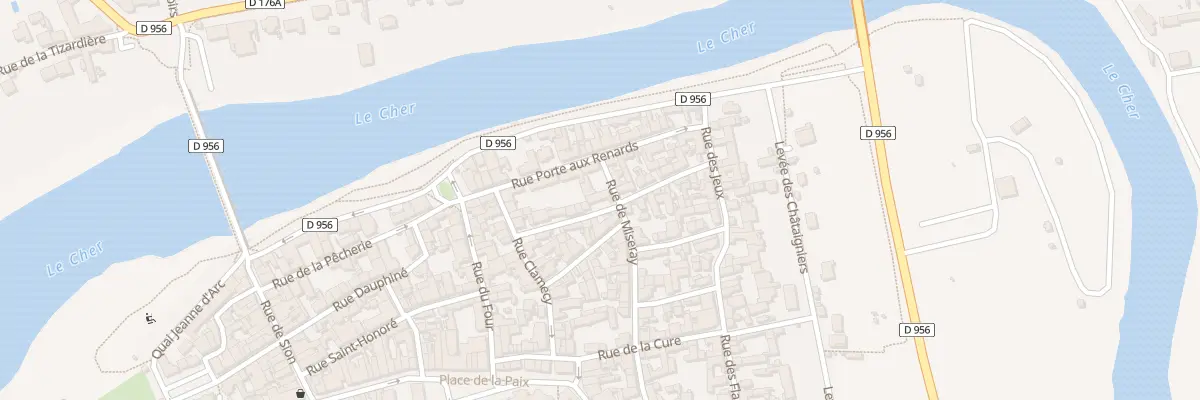 Plan du 12 Ptr Petite Rue de Clamecy à Selles-sur-Cher