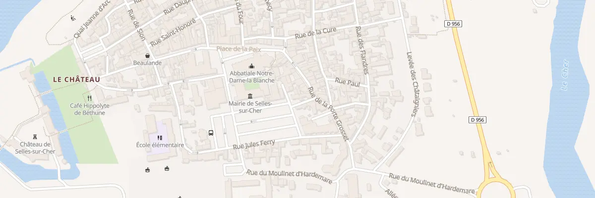 Plan du 4 Rue Philippe Audoire à Selles-sur-Cher