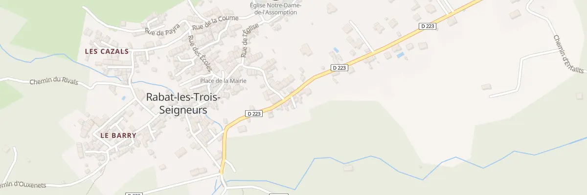 Plan du 157 Las Mouleres à Rabat-les-Trois-Seigneurs
