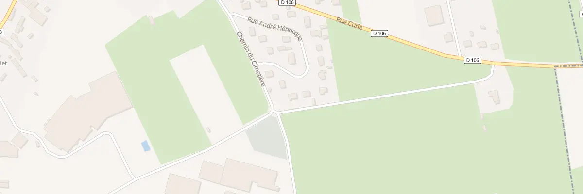 Plan du 25 Rue Andre Henocque à Vaudricourt