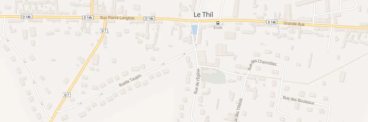 Plan du 1 Rue de l’Eglise au Thil