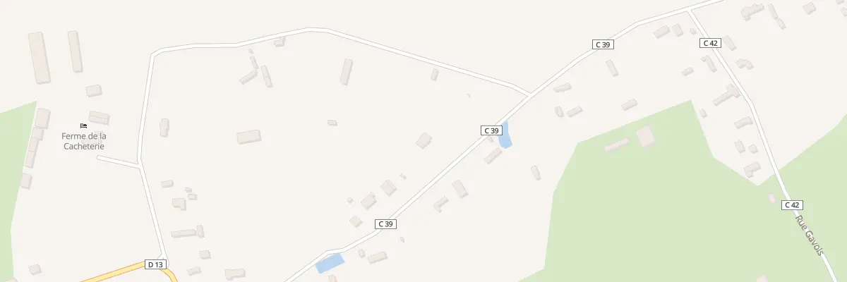 Plan du 12 Rte des Hameaux à Fleury-la-Forêt