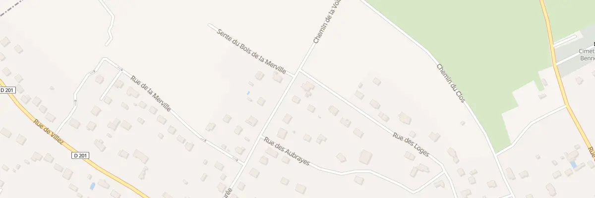 Plan du 22 Rue de la Voie Jurée à Bennecourt