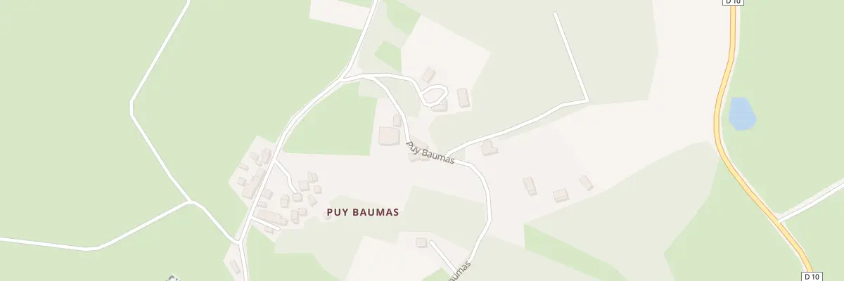 Plan du 10 Puy Baumas à Chamborand