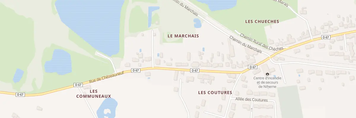 Plan du 24 Rue de Chézeauneuf à Niherne