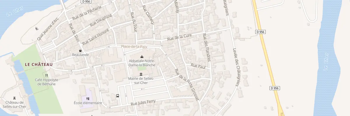 Plan du 7 Rue de la Porte Grosset à Selles-sur-Cher