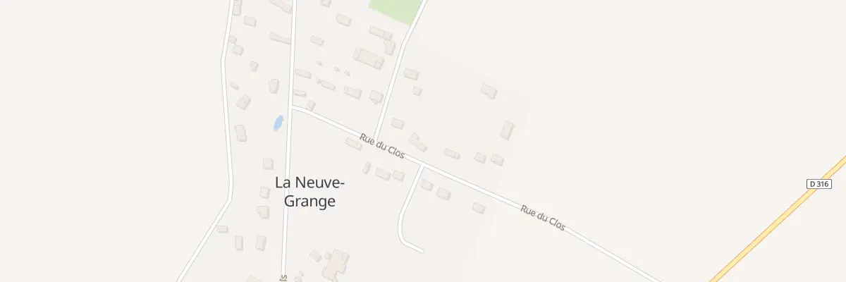 Plan du 10 Rue du Clos à La Neuve-Grange