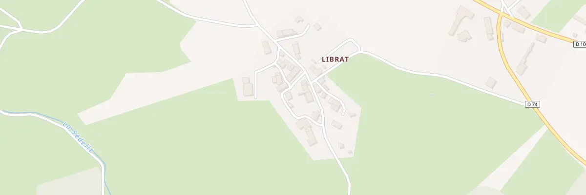 Plan du 17 Librat à Lizières