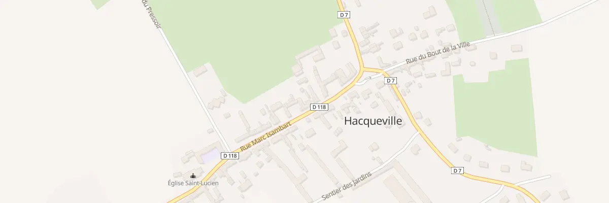 Plan du 20 Rue Marc Isambart à Hacqueville