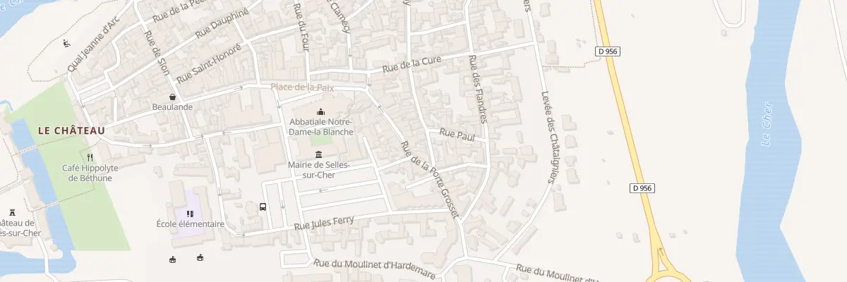 Plan du 6 Rue de Miseray à Selles-sur-Cher