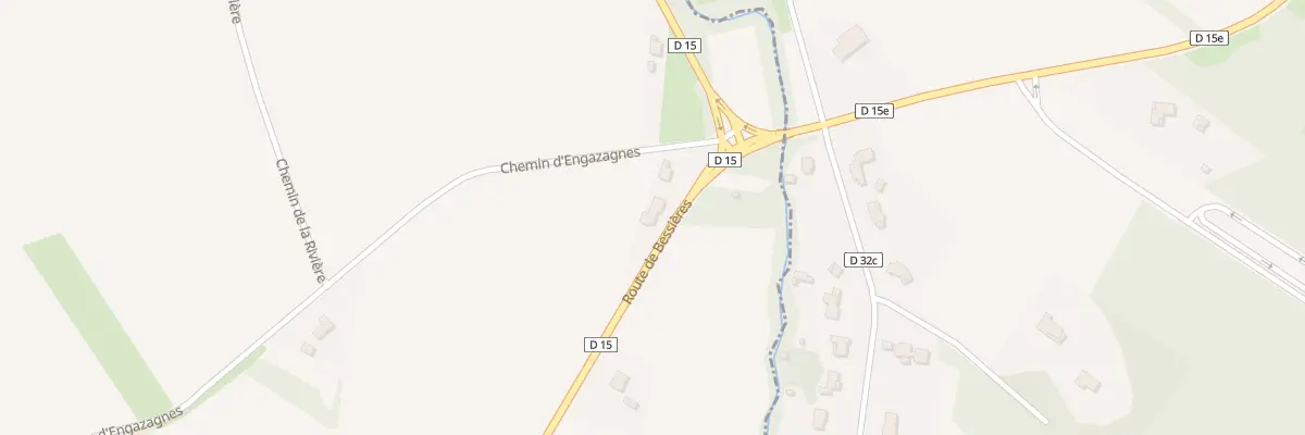 Plan du 2923 Rte de Bessières à Montjoire