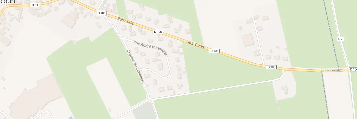 Plan du 15 Rue Andre Henocque à Vaudricourt