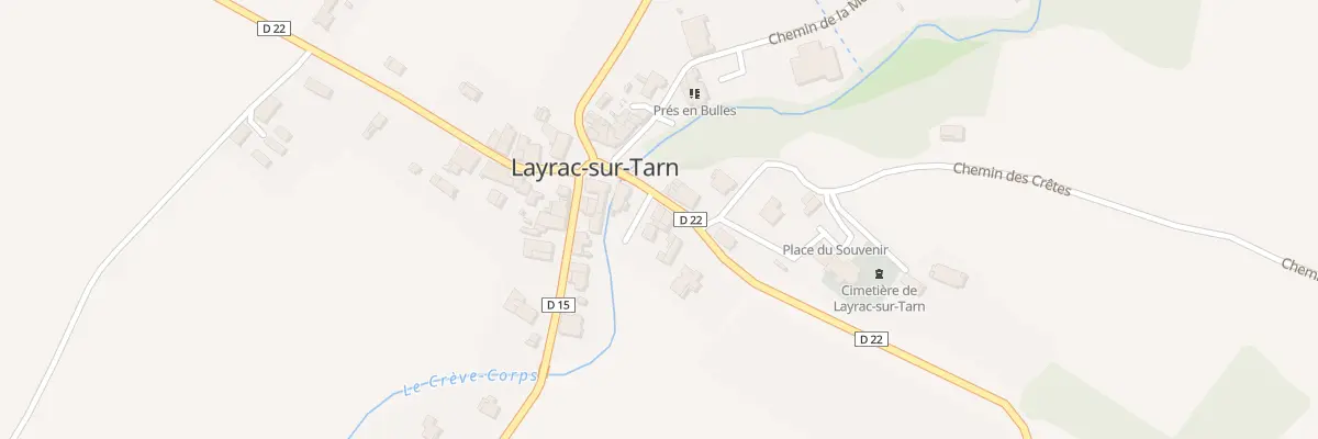 Plan du 70 Rte de Mirepoix à Layrac-sur-Tarn