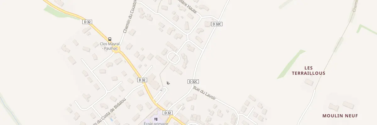 Plan du 13 Sq du Pre Vert à Paulhac