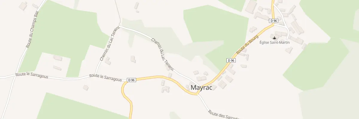 Plan du 5150F Mayrac à Mayrac