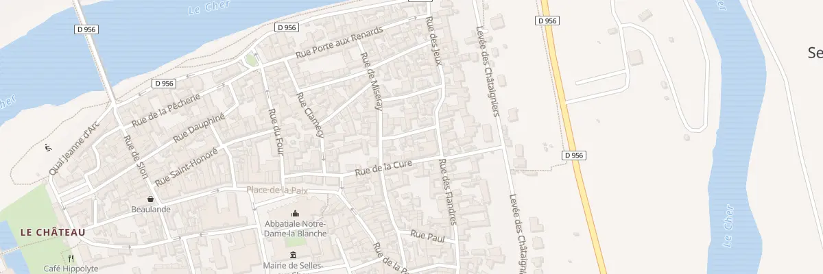 Plan du 3 Petite Rue de Miseray à Selles-sur-Cher