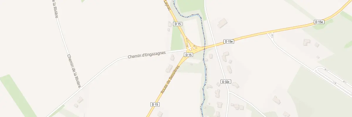 Plan du 1872 Che d’Engazagnes à Montjoire