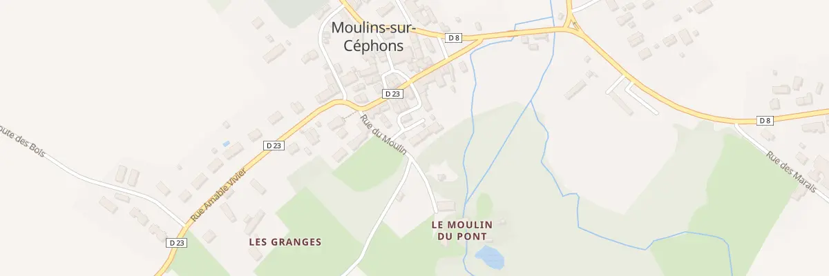 Plan du 7 Pas des Grands Fosses à Moulins-sur-Céphons