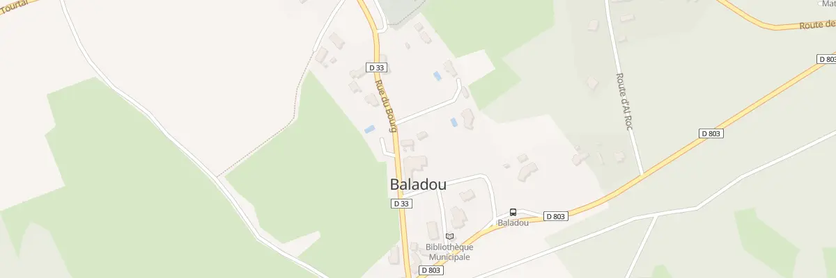 Plan du 5026 Baladou à Baladou