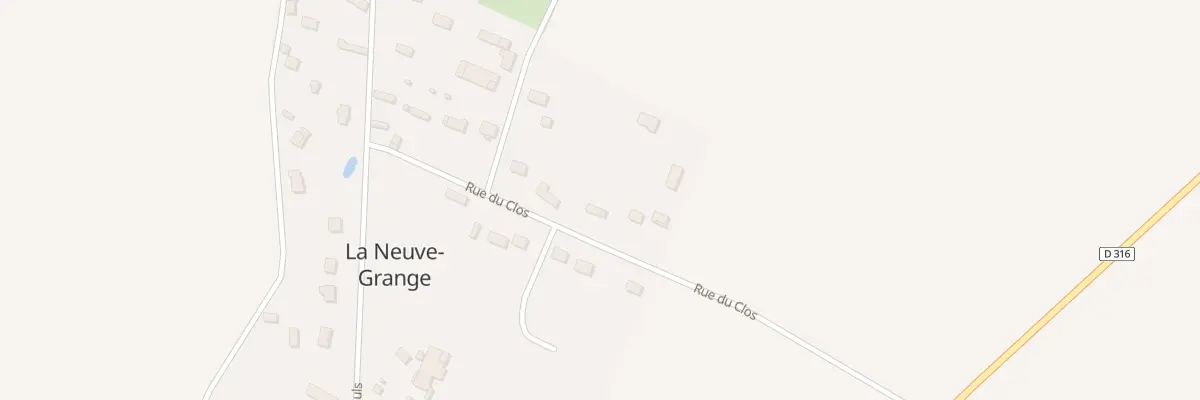 Plan du 12 Rue du Clos à La Neuve-Grange