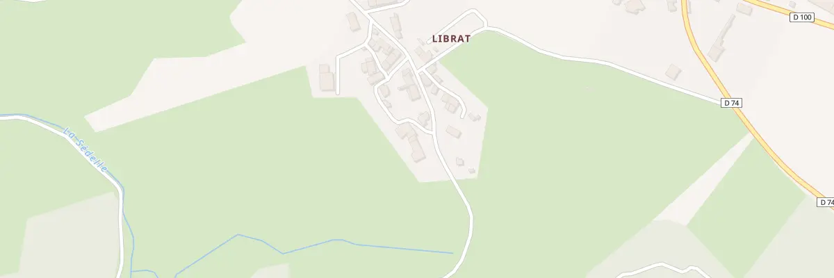 Plan du 14 Librat à Lizières