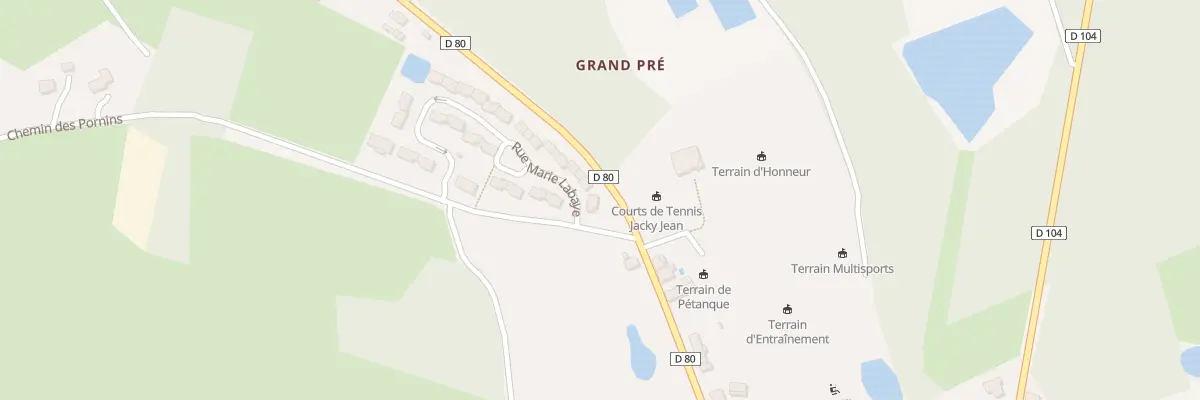 Plan du 2 Rue Marie Labaye à Luant