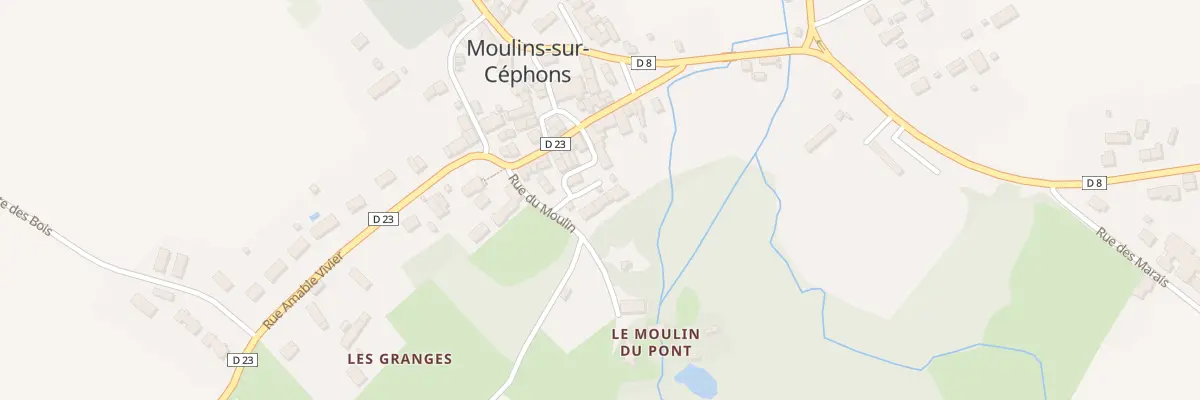 Plan du 11 Pas des Grands Fosses à Moulins-sur-Céphons