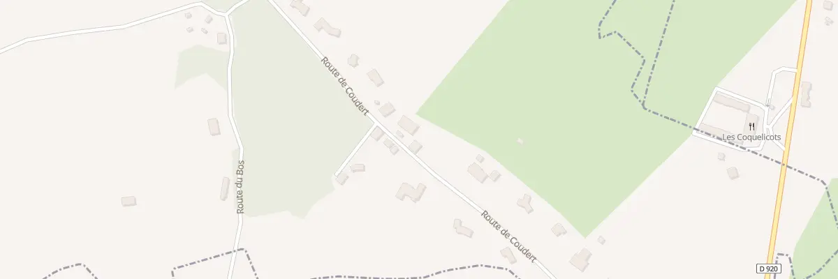 Plan du 5054 Au Coudert à Saint-Bonnet-l’Enfantier
