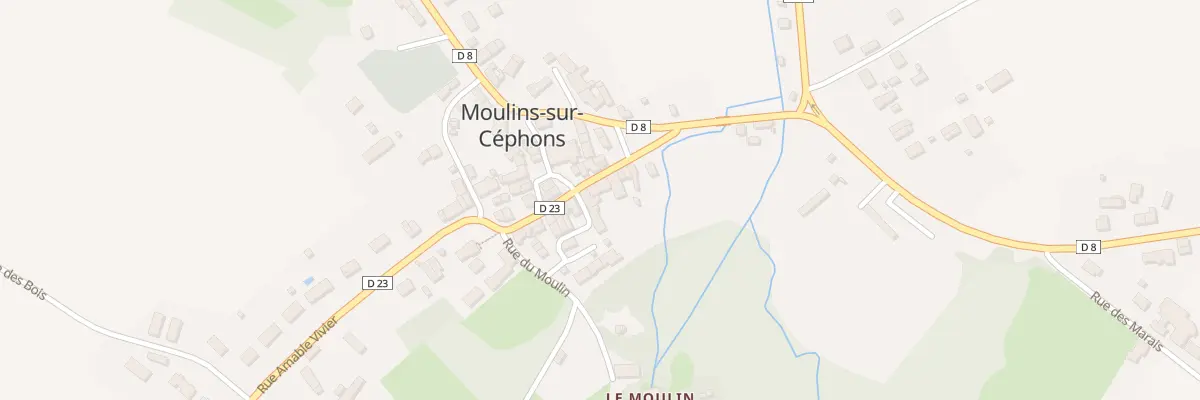 Plan du 1 Pas des Grands Fosses à Moulins-sur-Céphons