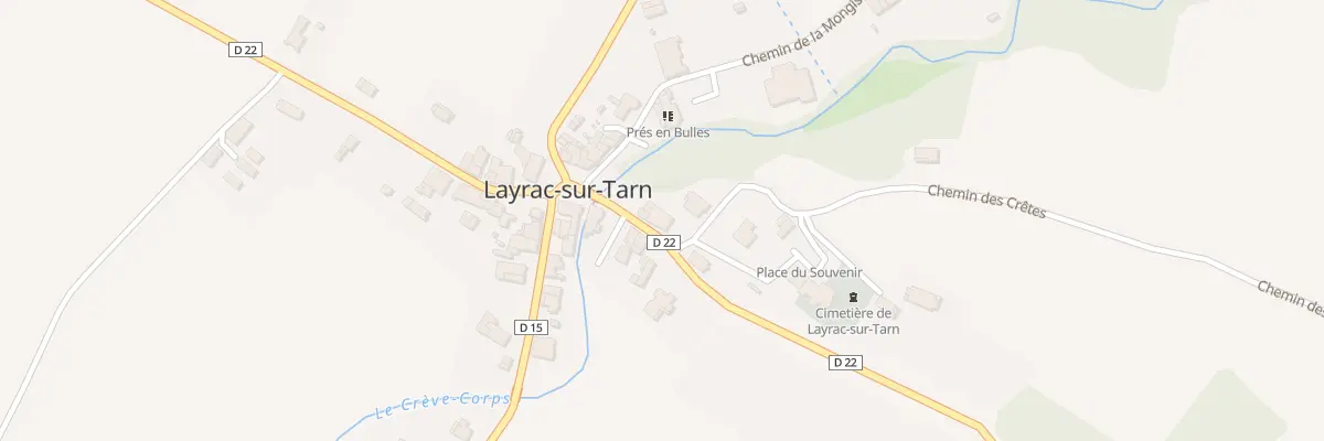 Plan du 65 Rte de Mirepoix à Layrac-sur-Tarn