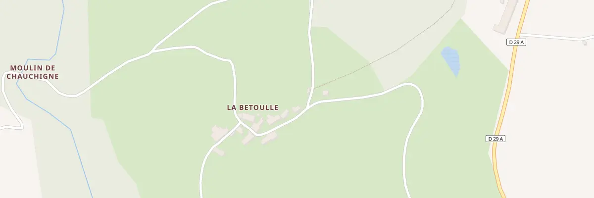 Plan du 9001 La Betoulle aux Billanges